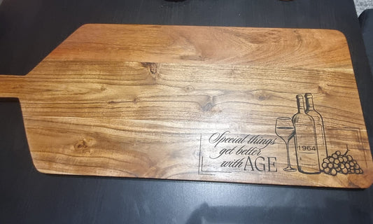 Customised Serving Board  - Get Better With Age