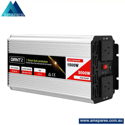 Giantz 1500W Puresine Wave Dc-Ac Power Inverter Auto Accessories > Tools