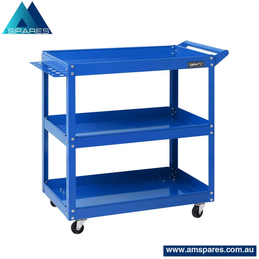 Giantz 3-Tier Tool Cart Trolley Workshop Garage Storage Organizer Blue Tools >