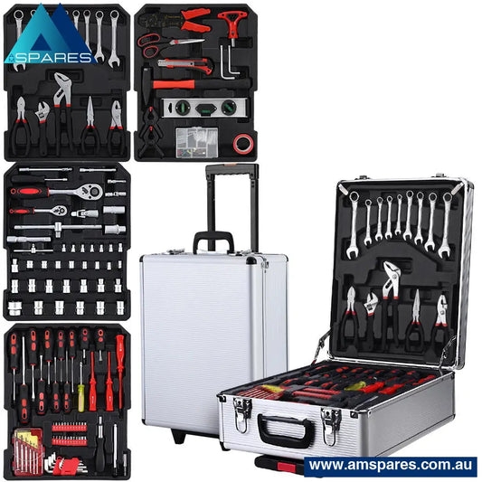 Giantz 786Pcs Tool Kit Trolley Case Mechanics Box Toolbox Portable Diy Set Tools > Storage