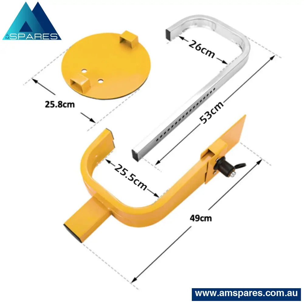 Heavy Duty Wheel Defender Lock Clamp Tyre 13’ 14’ 15’ Car Caravan Trailer Auto Accessories > Others