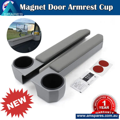 New Armrest Cup Holder Magnet Door For Land Cruiser 70 76 79 Series Hj75 Hzj75 Auto Accessories >