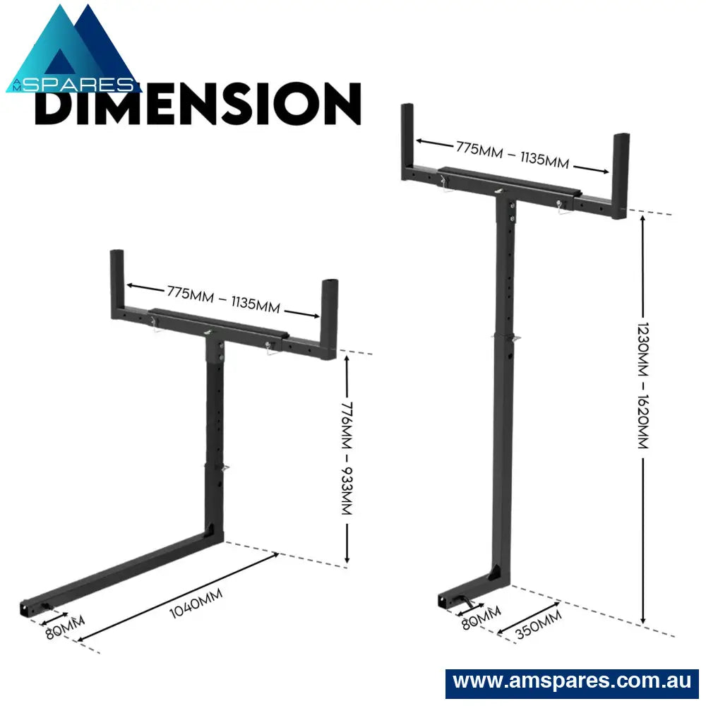 Tow Bar Hitch Mount Ladder Roof Rack Extension Timber Kayak Auto Accessories > Others