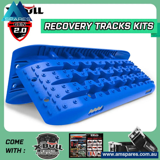 X-Bull Recovery Tracks Sand 2Pcs / Snow Mud 10T 4Wd Gen 2.0 - Blue Auto Accessories > Others